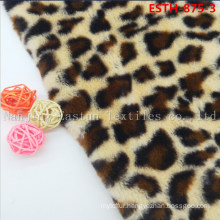 Warp Knit Leopard Print Fauxrabbit Fur Esth-875-3
